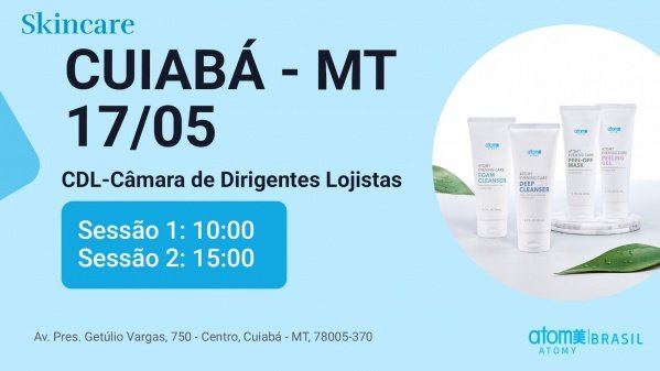 Imagem do evento Skincare com produtos Coreanos - Cuiabá / MT
