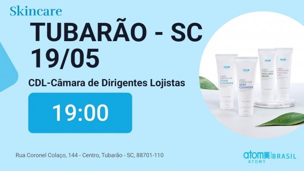 Imagem do evento Skincare com produtos Coreanos - Tubarão / SC