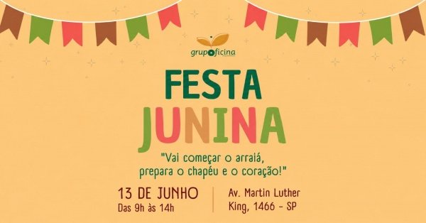 Imagem do evento Festa Junina 2026 - Grupo Oficina