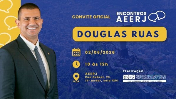 Imagem do evento ENCONTROS AEERJ | PRÉ-CANDIDATOS AO GOVERNO DO ESTADO DO RIO DE JANEIRO