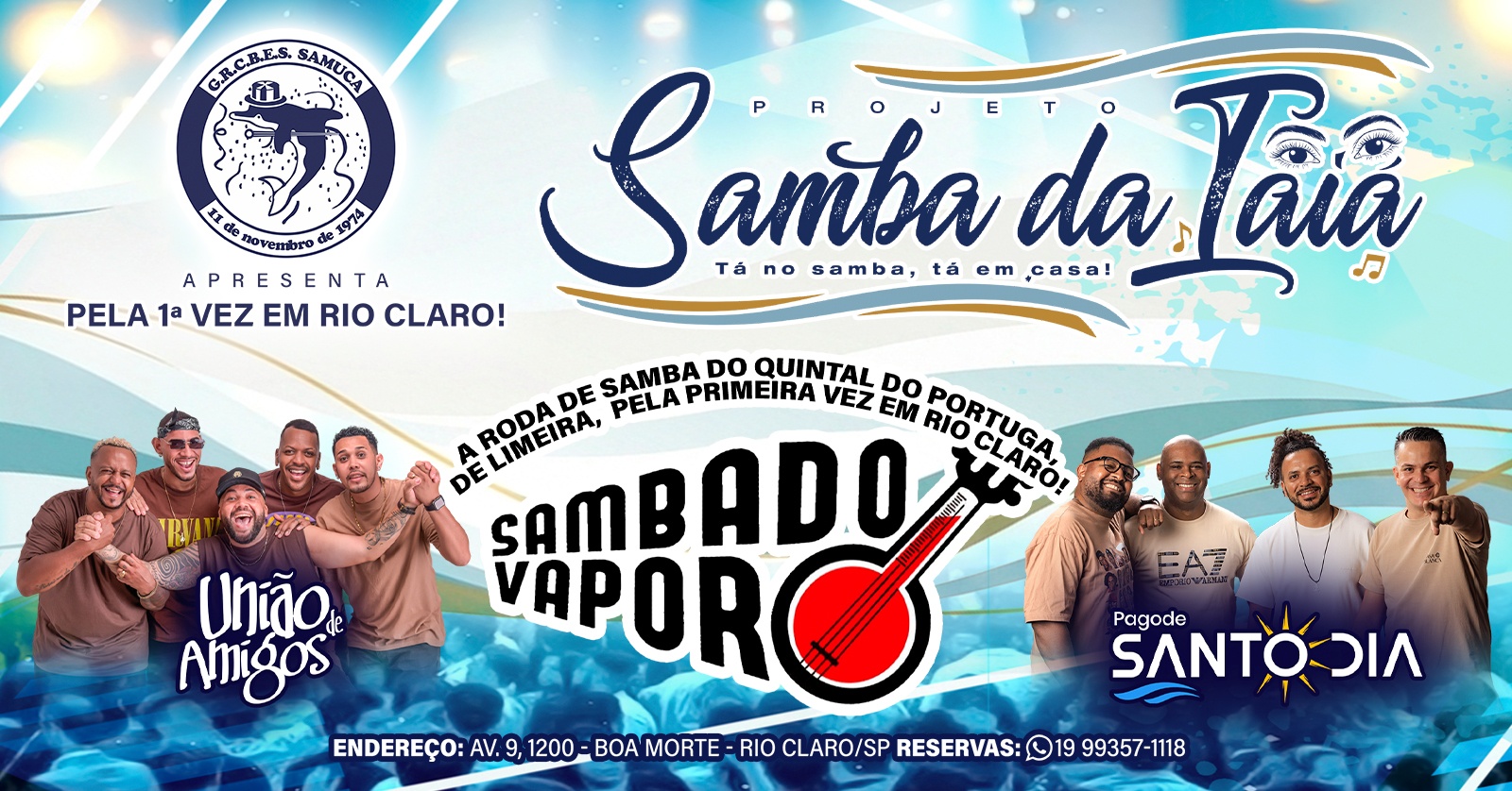 Samba da Iaiá na SAMUCA - Primeira Edição - Rio Claro, SP