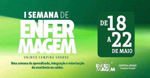 Imagem do evento I Semana de Enfermagem Unimed Campina Grande