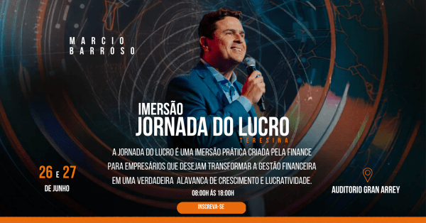 Imagem do evento A Jornada do Lucro | Controle, Lucro e Escala