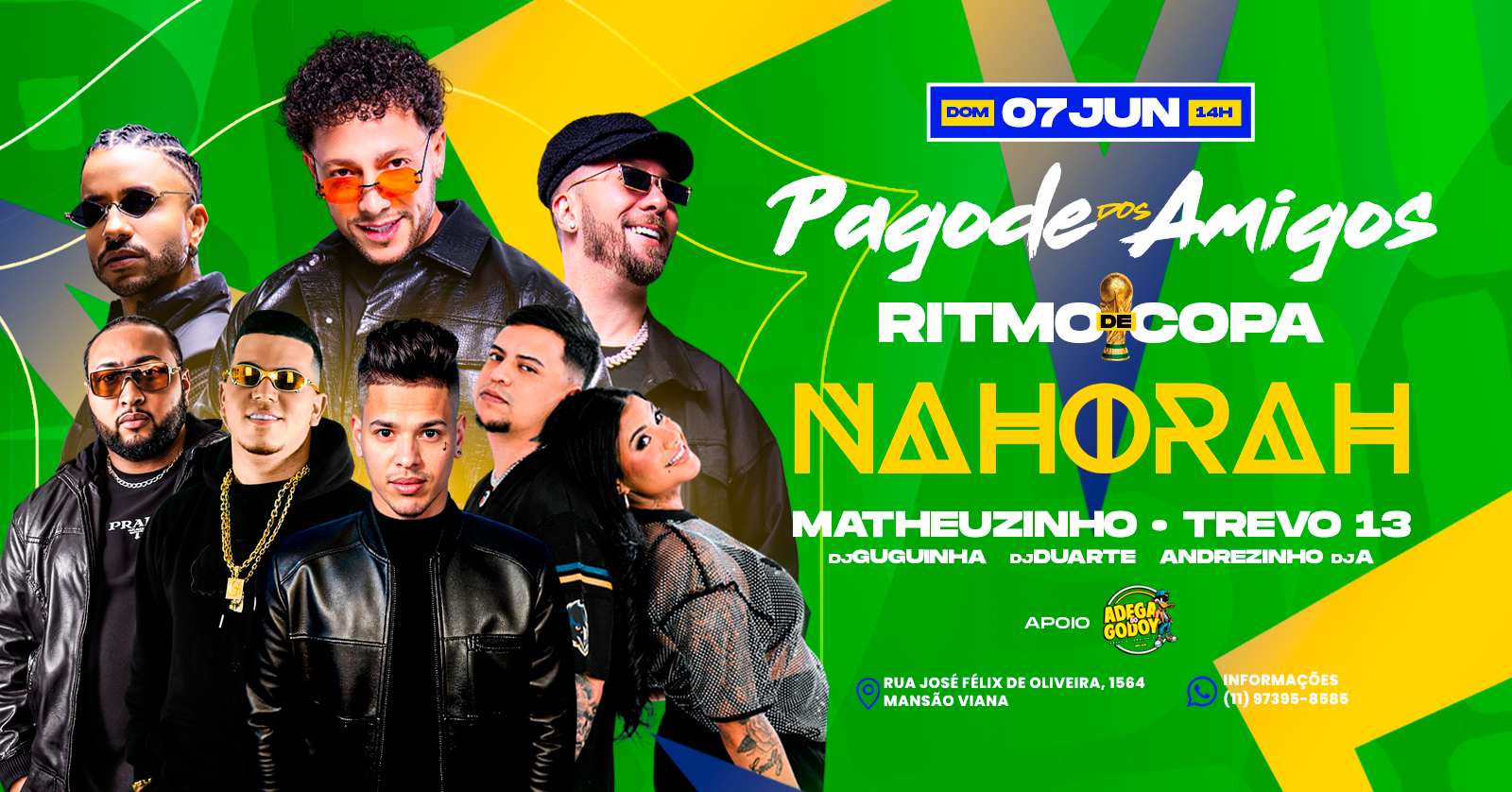 Pagode dos Amigos - Ritmo de copa - Cotia, SP