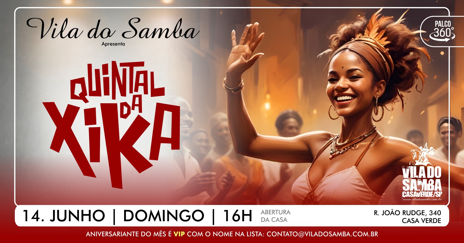 QUINTAL DA XIKA NA VILA DO SAMBA - São Paulo, SP