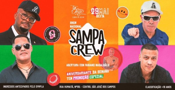 Imagem do evento Show Sampa Crew