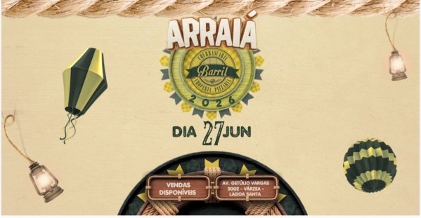 Imagem do evento ARRAIA DO BARRIL LAGOA SANTA