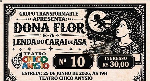 Imagem do evento PEÇA: DONA FLOR E A LENDA DO CARAI DE ASA