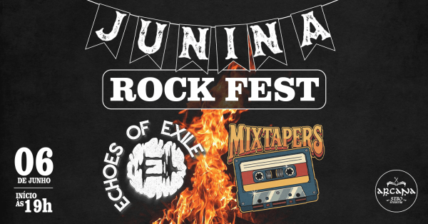 Imagem do evento JUNINA ROCK FEST - Echoes of Exile e Mixtapers