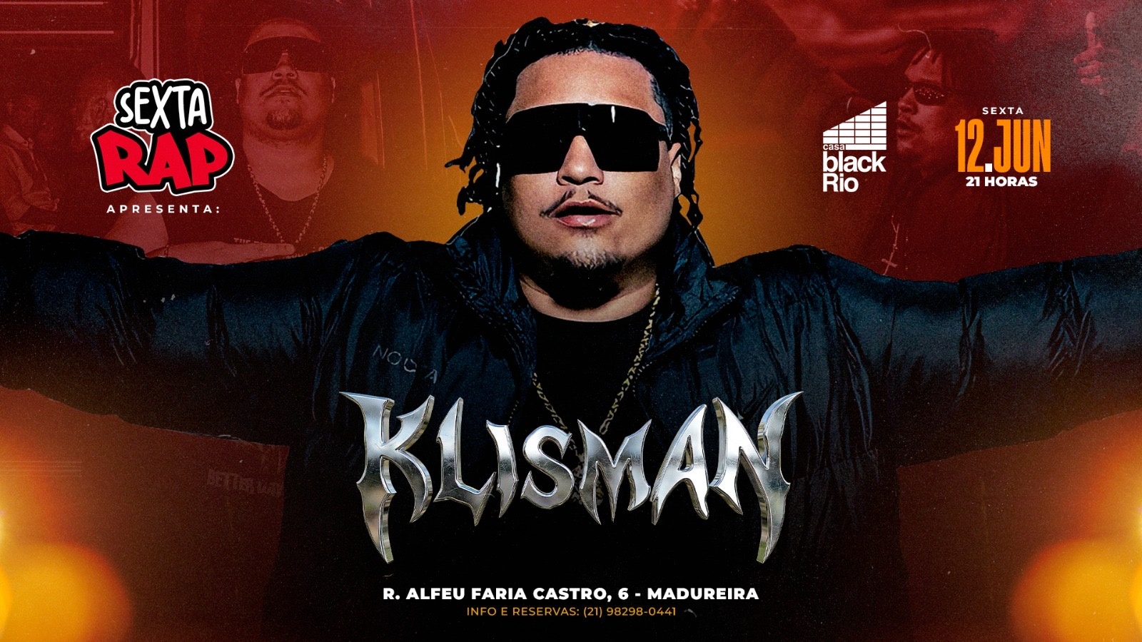 SEXTA RAP COM KL : DJS FUNK, HIP HOP, AFROBEAT em Rio de Janeiro