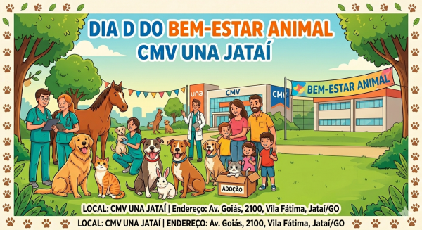 Imagem do evento Dia D do Bem-Estar Animal CMV UNA Jataí