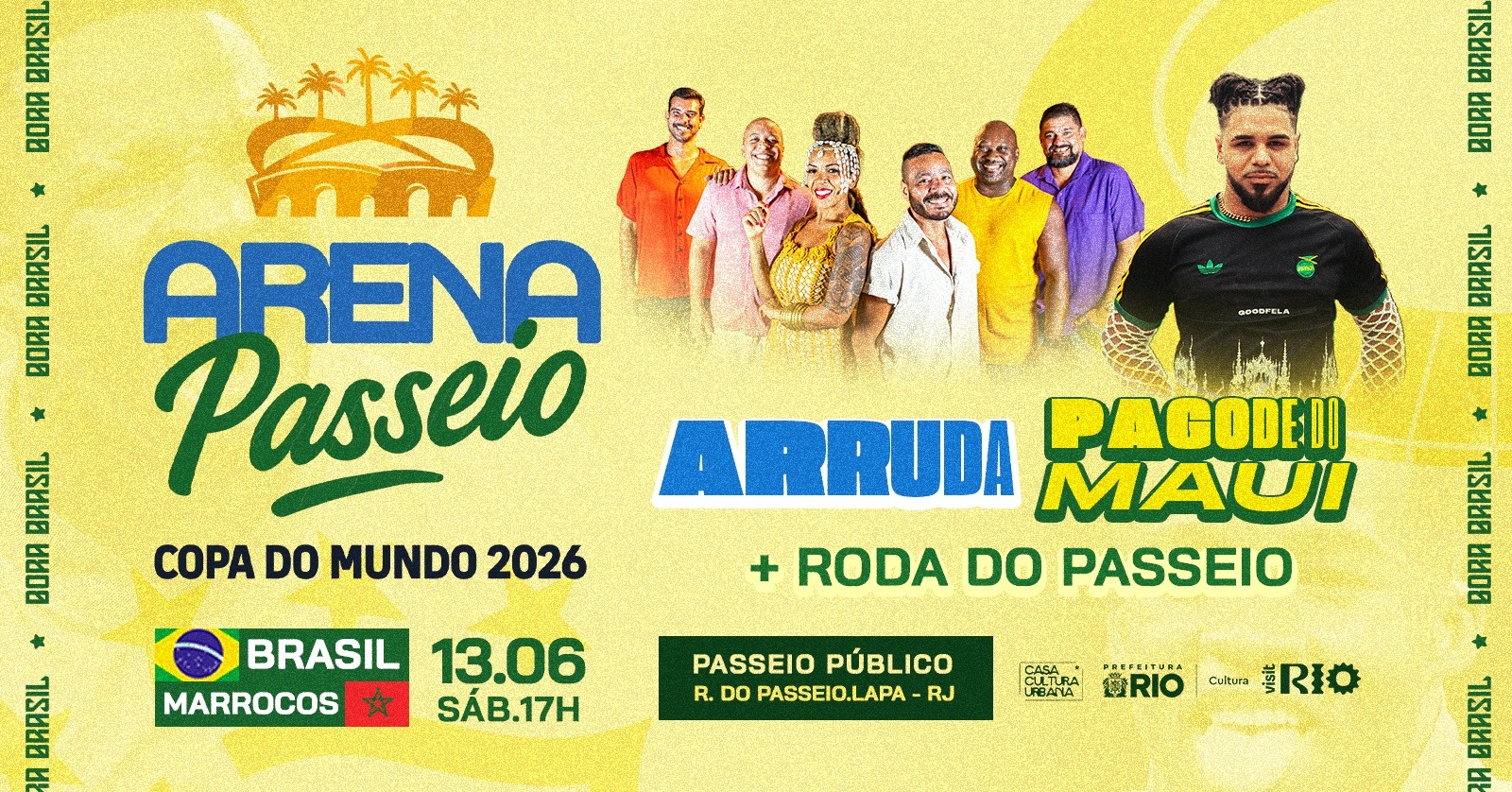 Arena Passeio - Copa do Mundo 2026 - Brasil x Marrocos