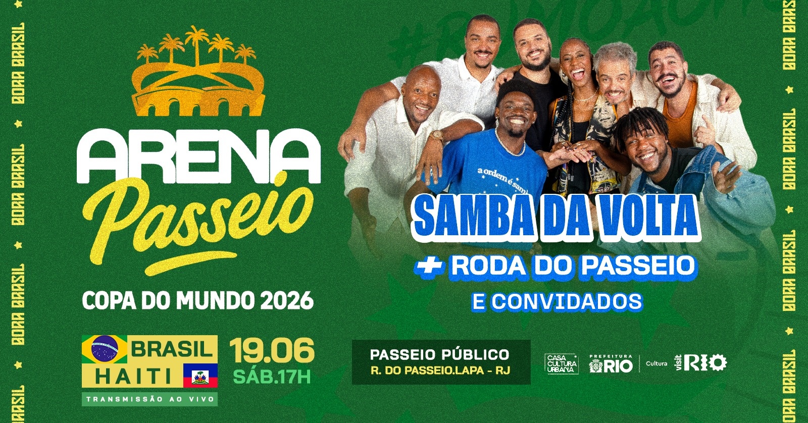 Arena Passeio - Copa do Mundo 2026 - Brasil x Haíti