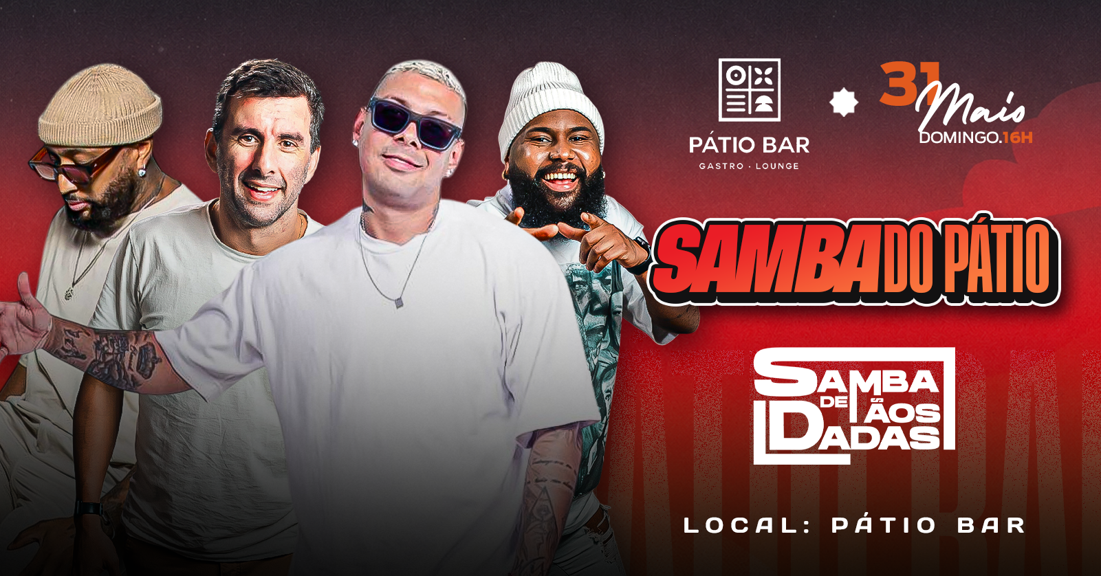 SAMBA DO PÁTIO - SAMBA DE MÃOS DADAS - Petrópolis, RJ