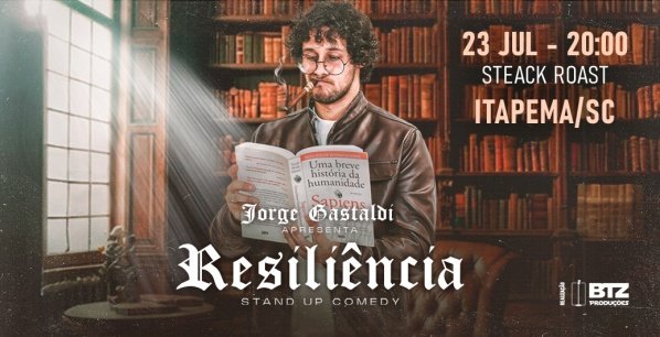 Imagem do evento JORGE GASTALDI em RESILIÊNCIA - Stand Up Comedy