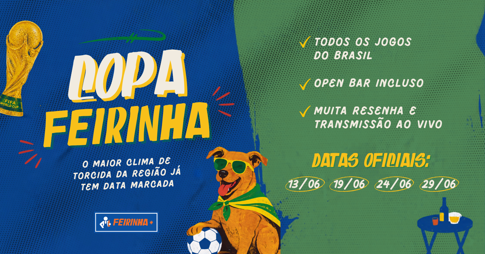Copa é no Feirinha Bar - São Paulo, SP