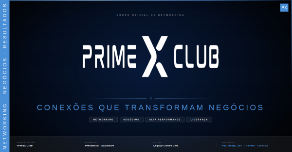 Imagem do evento Lançamento Prime X Club