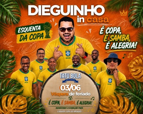 Imagem do evento Dieguinho in Casa 4º edição