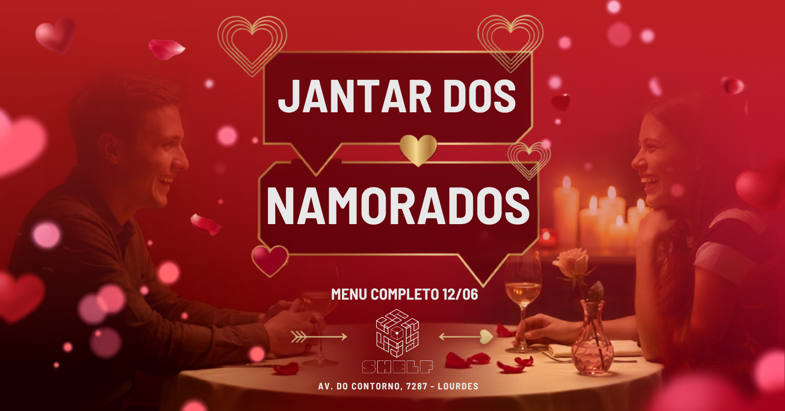 Dia dos Namorados na Shelf Bar e Jogos - Belo Horizonte, MG