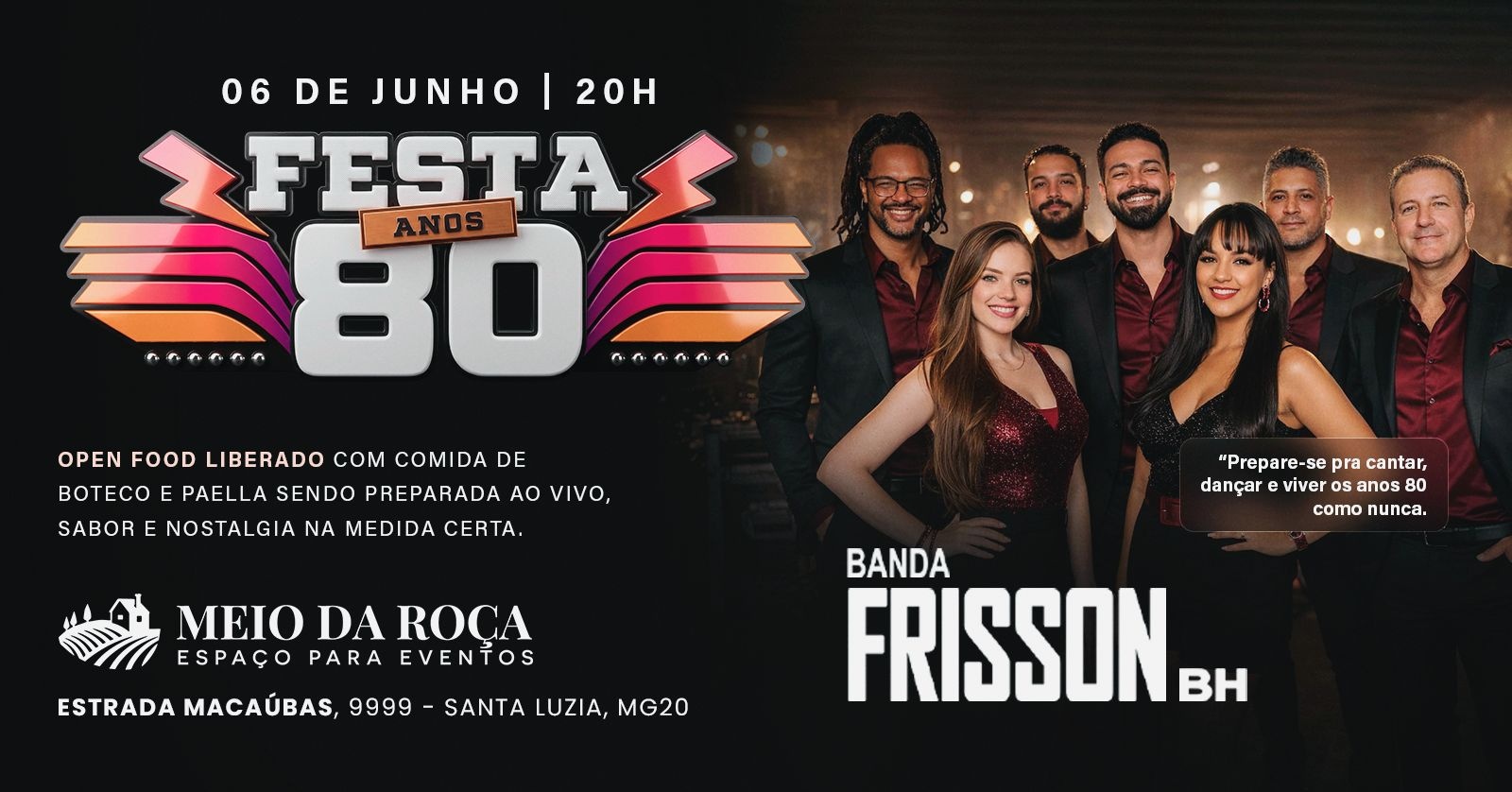 Festa dos Anos 80 - Santa Luzia, MG