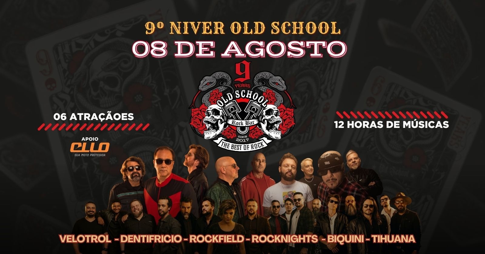 9º YEARS OLD SCHOOL ROCK BAR - Contagem, MG