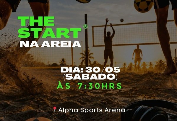 Imagem do evento THE START NA AREIA: Treino, conexão e uma experiência que começa depois do moviemto.