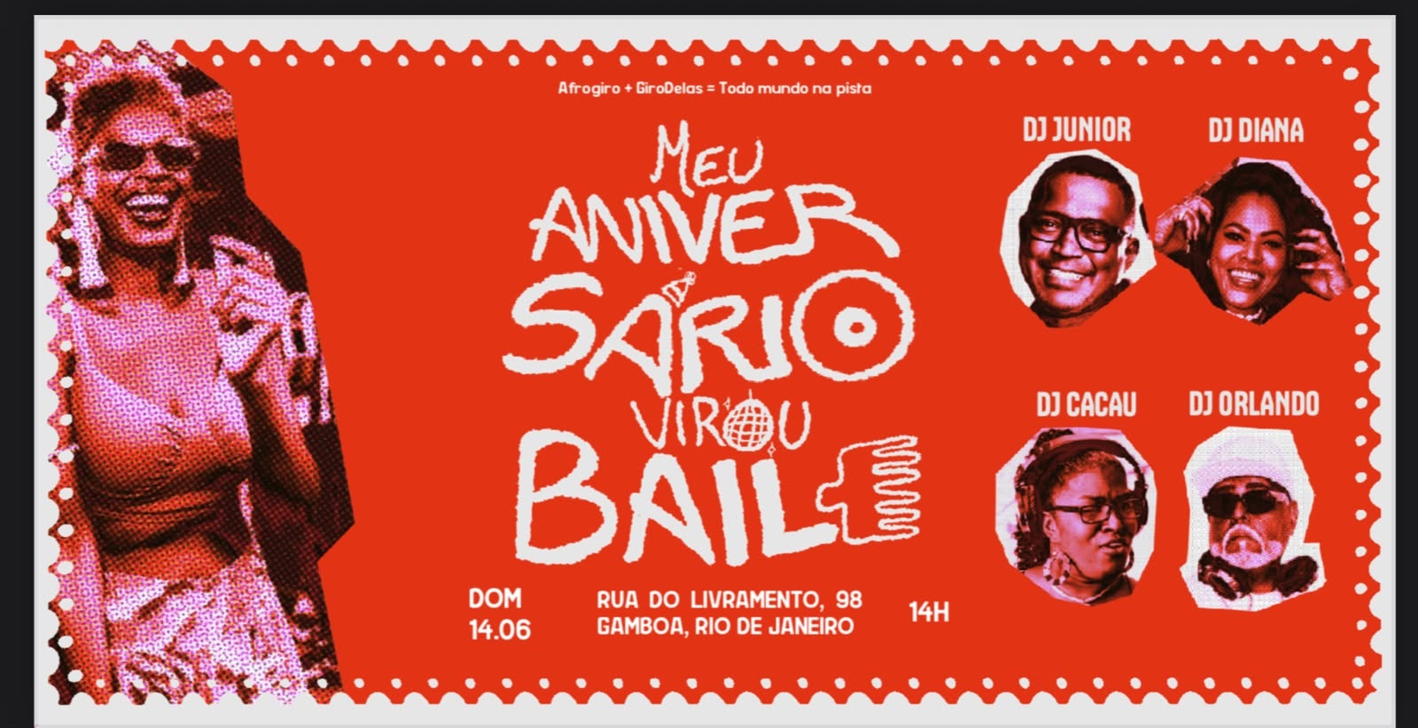 Meu aniversário virou baile! "O Encontro": AfroGiro & GiroDelas - Rio de Janeiro, RJ