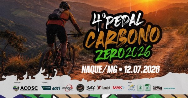 Imagem do evento 4º Pedal Carbono Zero - Naque/MG
