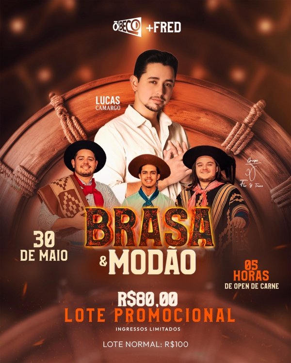 Imagem do evento Brasa & Modão
