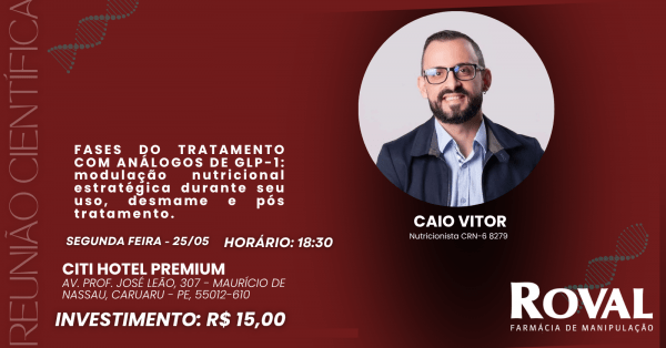 Imagem do evento Reunião Cientifica - Dr. Caio Vitor