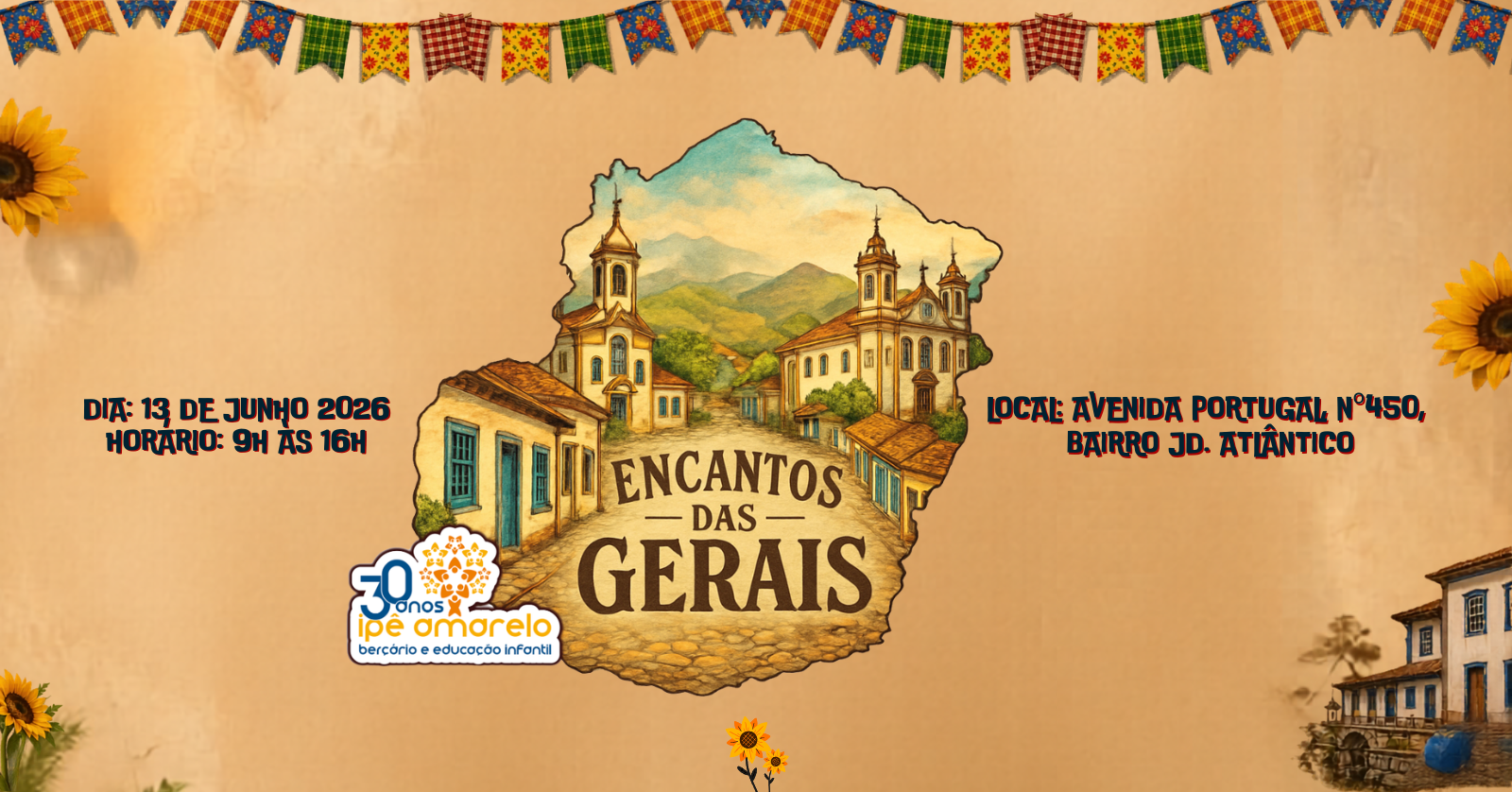 Arraiá Ipê Amarelo - Encantos das Gerais - Belo Horizonte, MG
