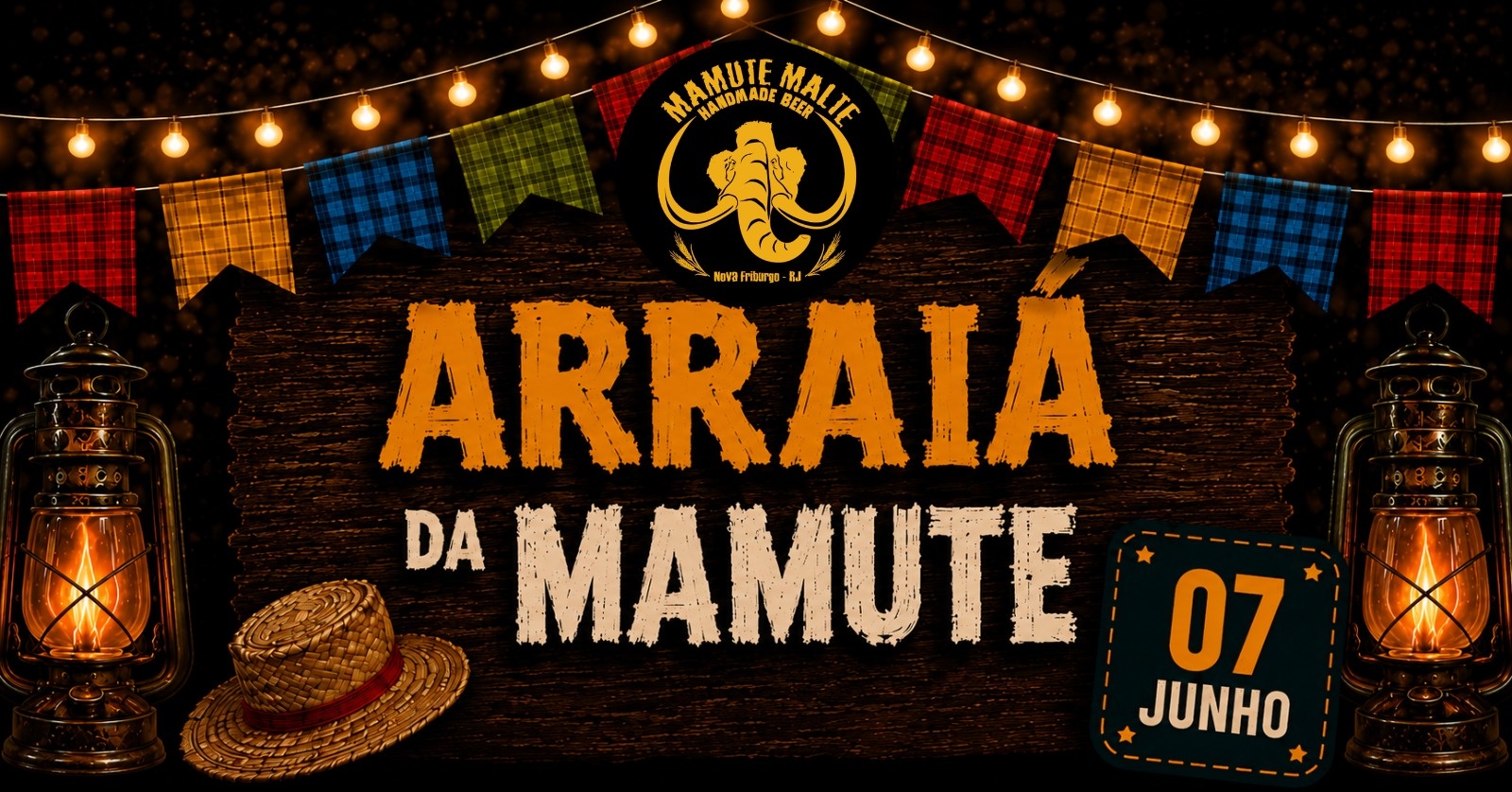Arraiá Mamute com Janael Costa e As Lumiarinas - Nova Friburgo, RJ
