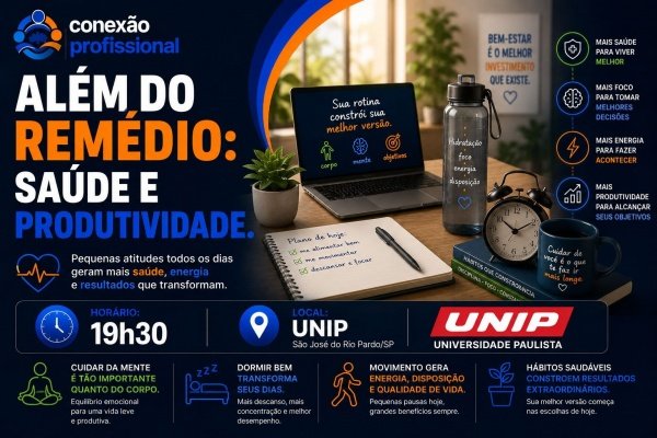 Imagem do evento Além do Remédio: Saúde e Produtividade