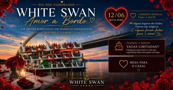 Imagem do evento Dia dos Namorados a Bordo - White Swan