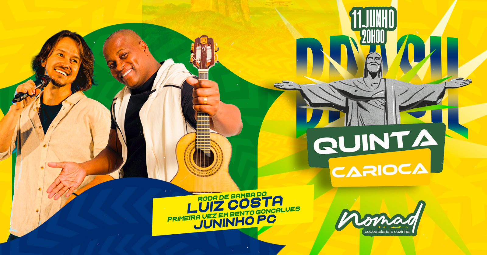 Quinta Carioca - Nomad Coquetelaria e cozinha - Bento Gonçalves, RS