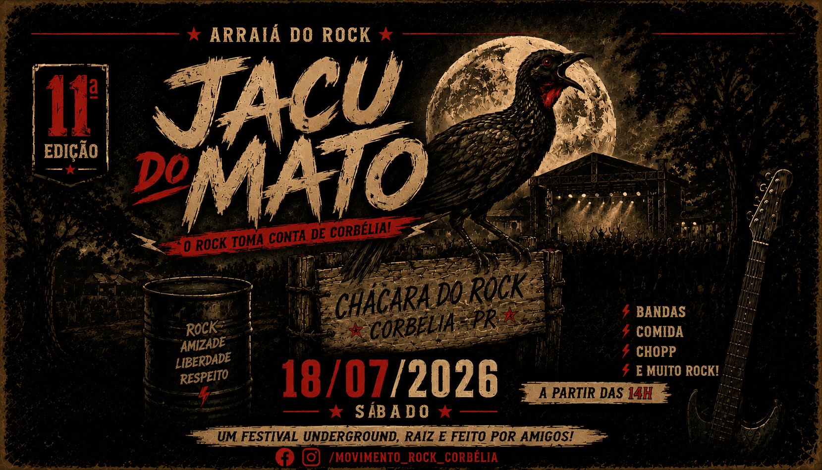 Jacu do Mato: Arraiá do Rock - Corbélia, PR
