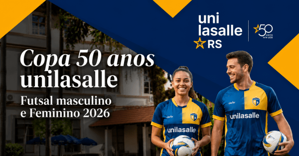 Imagem do evento COPA DA EDUCAÇÃO FÍSICA UNILASALLE DE FUTSAL - INSCRIÇÕES - NAIPE MASCULINO E FEMININO