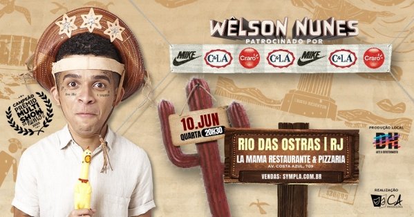 Imagem do evento WELSON NUNES - (RIO DAS OSTRAS)
