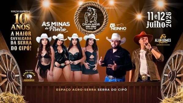 Imagem do evento 10ª Cavalgada Agro-Serra 2026 Edição Especial