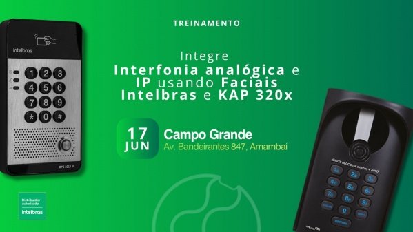 Imagem do evento Integre Interfonia analógica e IP usando Faciais Intelbras e KAP 320x