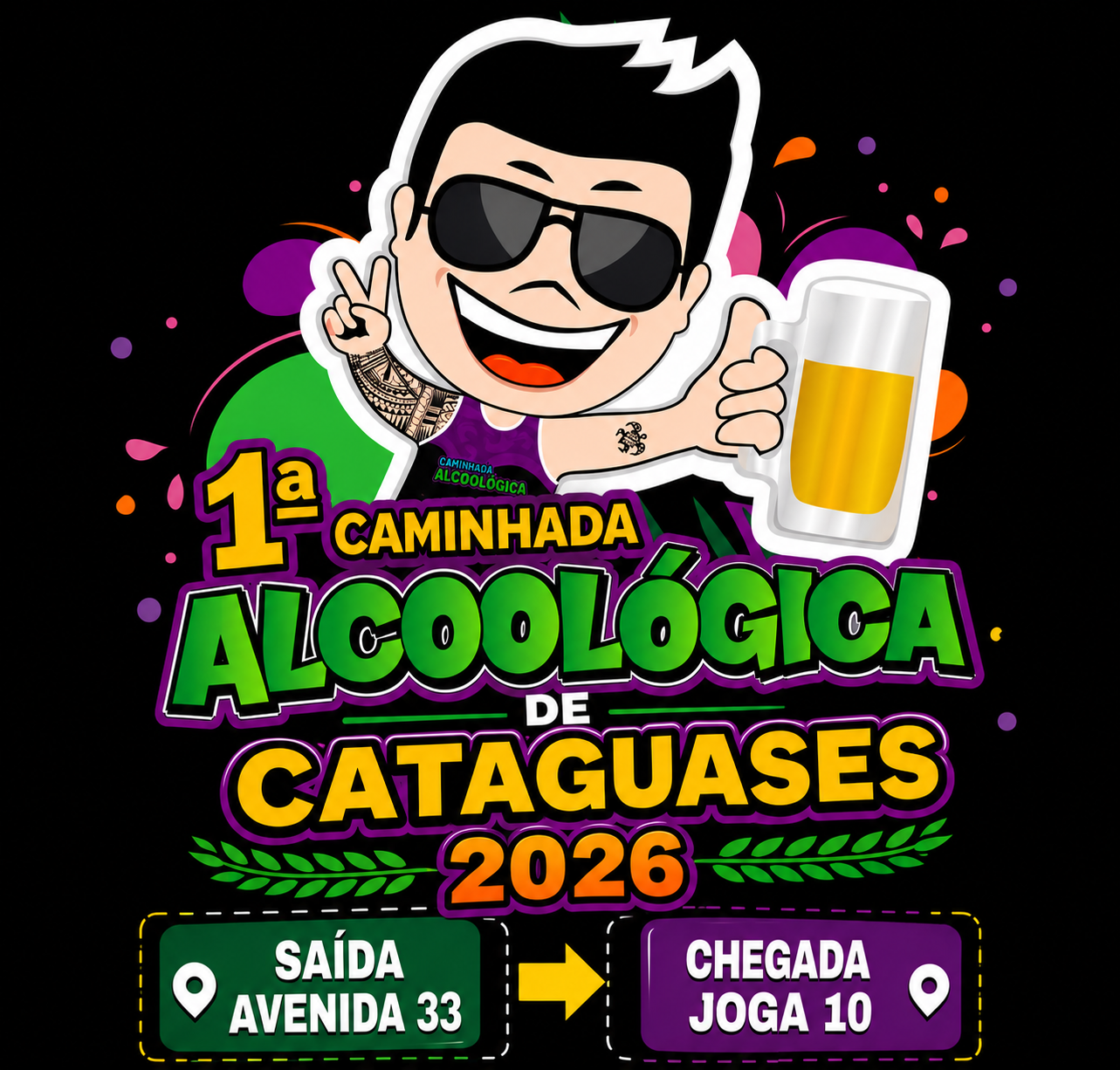Primeira caminhada alcoologica