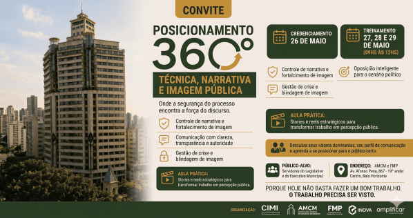 Imagem do evento Posicionamento 360 - Técnica Narrativa e Imagem Pública