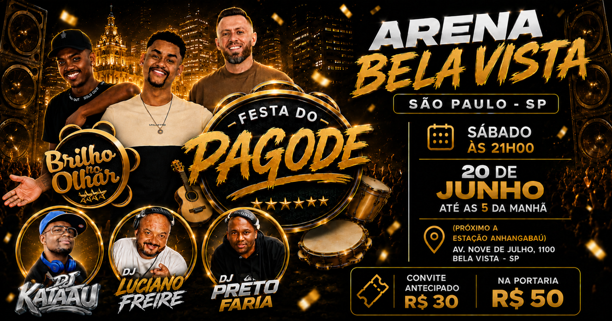 Arena Bela Vista - Festa do Pagode - São Paulo, SP