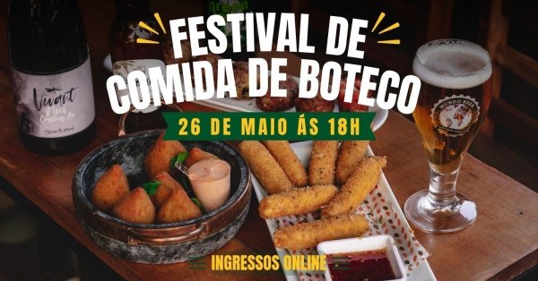 Imagem do evento Festival de Comida de Boteco | Edição de Maio
