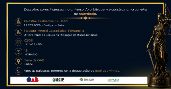 Imagem do evento Palestra - ARBITRAGEM Justiça do Futuro