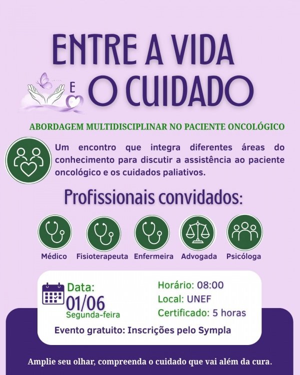 Imagem do evento Entre a Vida e o Cuidado