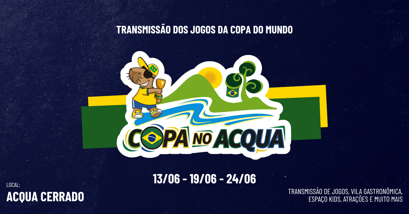 COPA NO ACQUA - 2026 - Brasília, DF