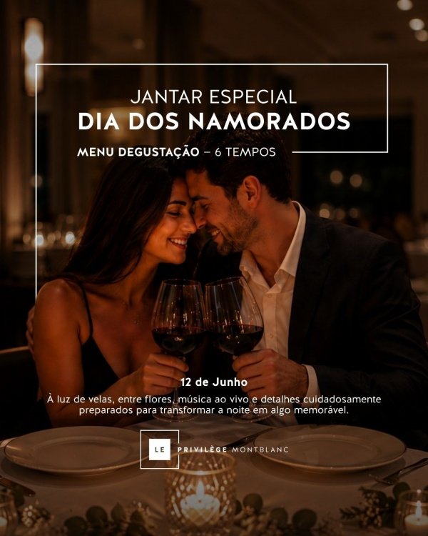 Imagem do evento Jantar Dia dos Namorados Hotel Mont Blanc