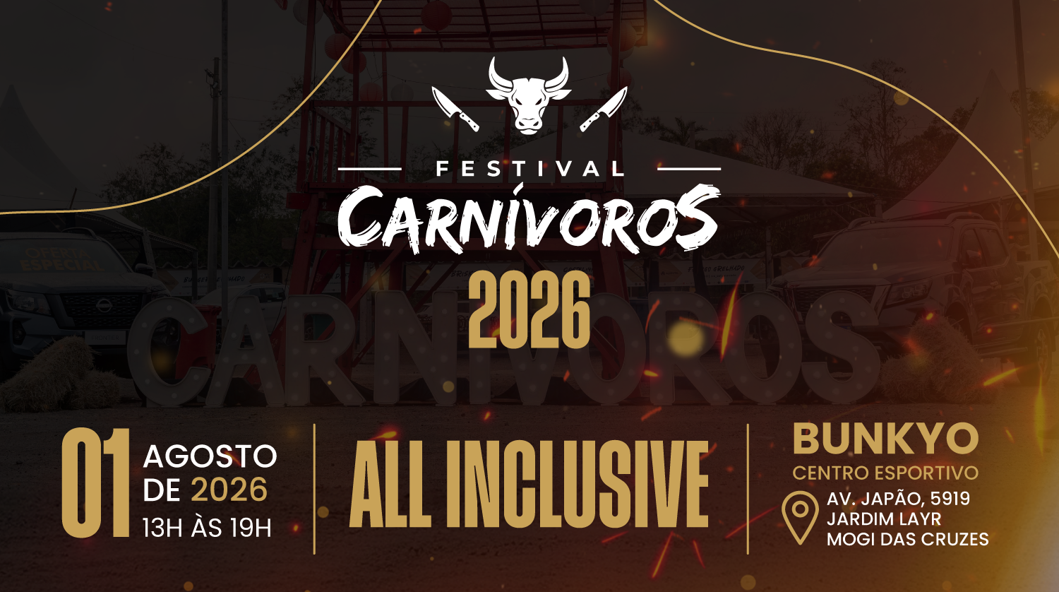 FESTIVAL CARNIVOROS 2026 - Mogi das Cruzes, SP