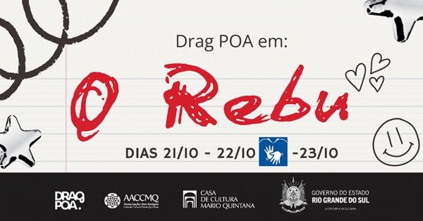 Imagem do evento Drag POA em : O Rebu
